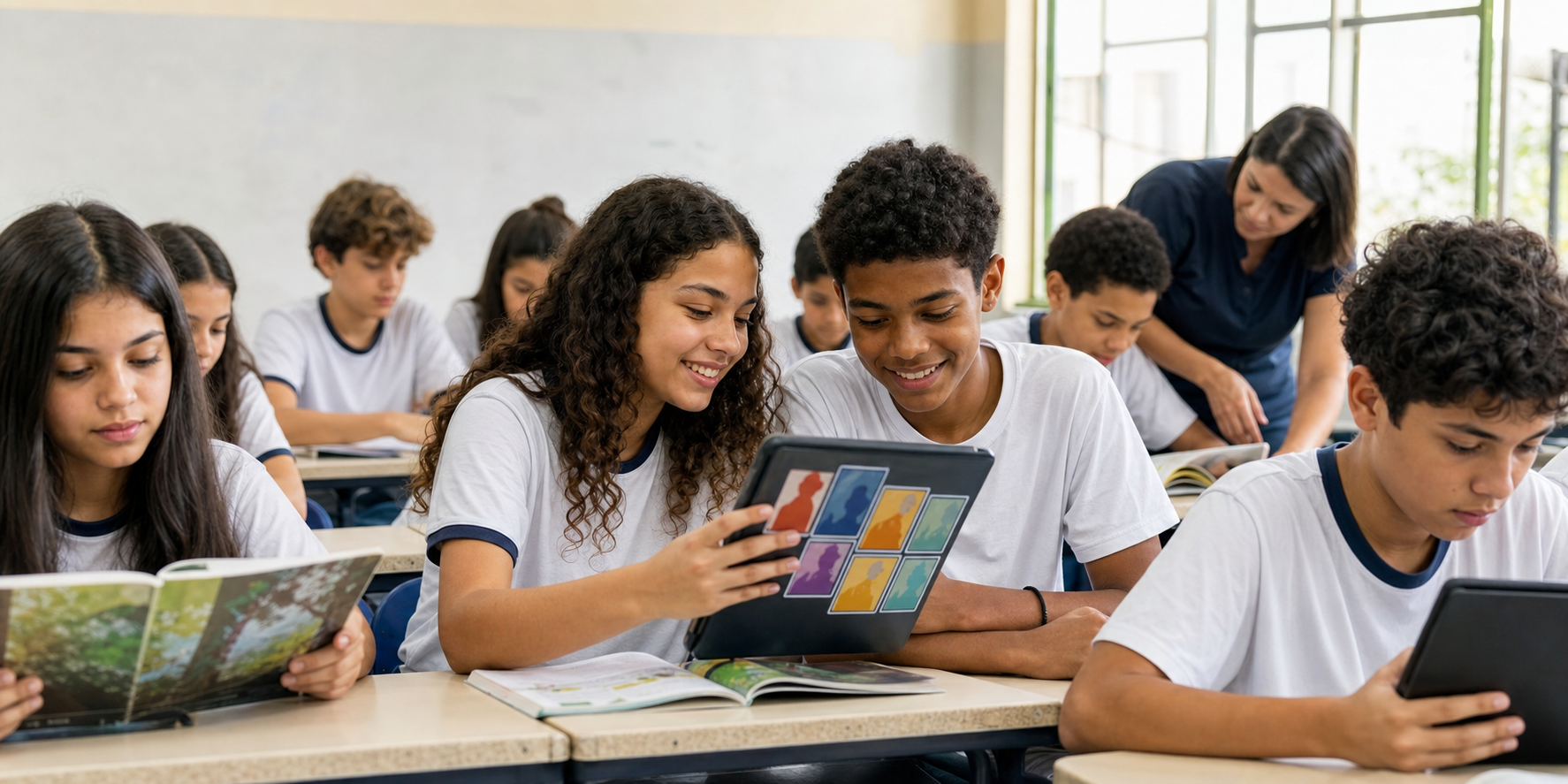 Leitura cresce na rede estadual com albuns digitais