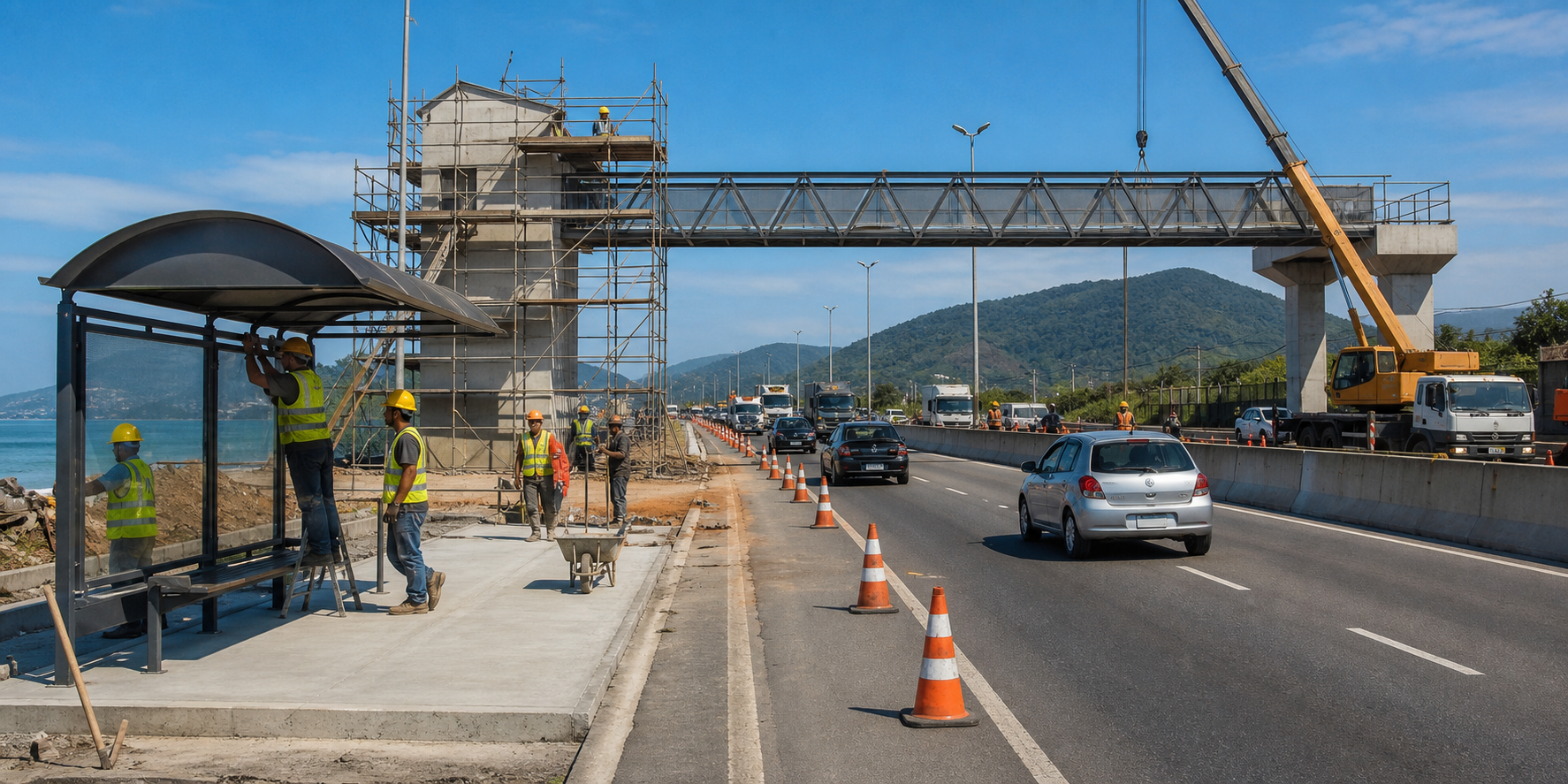 SP-055 recebe R$ 260 milhões em obras no litoral