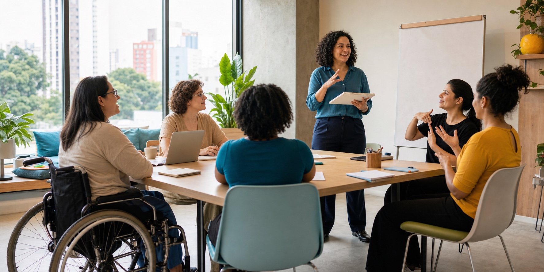 Curso de liderança abre vagas para mulheres com deficiência